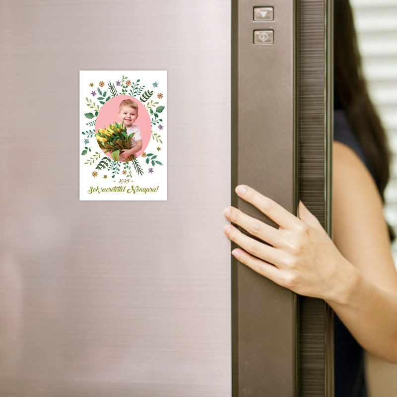Március 8 nőnapi hűtőmágnes 10. minta