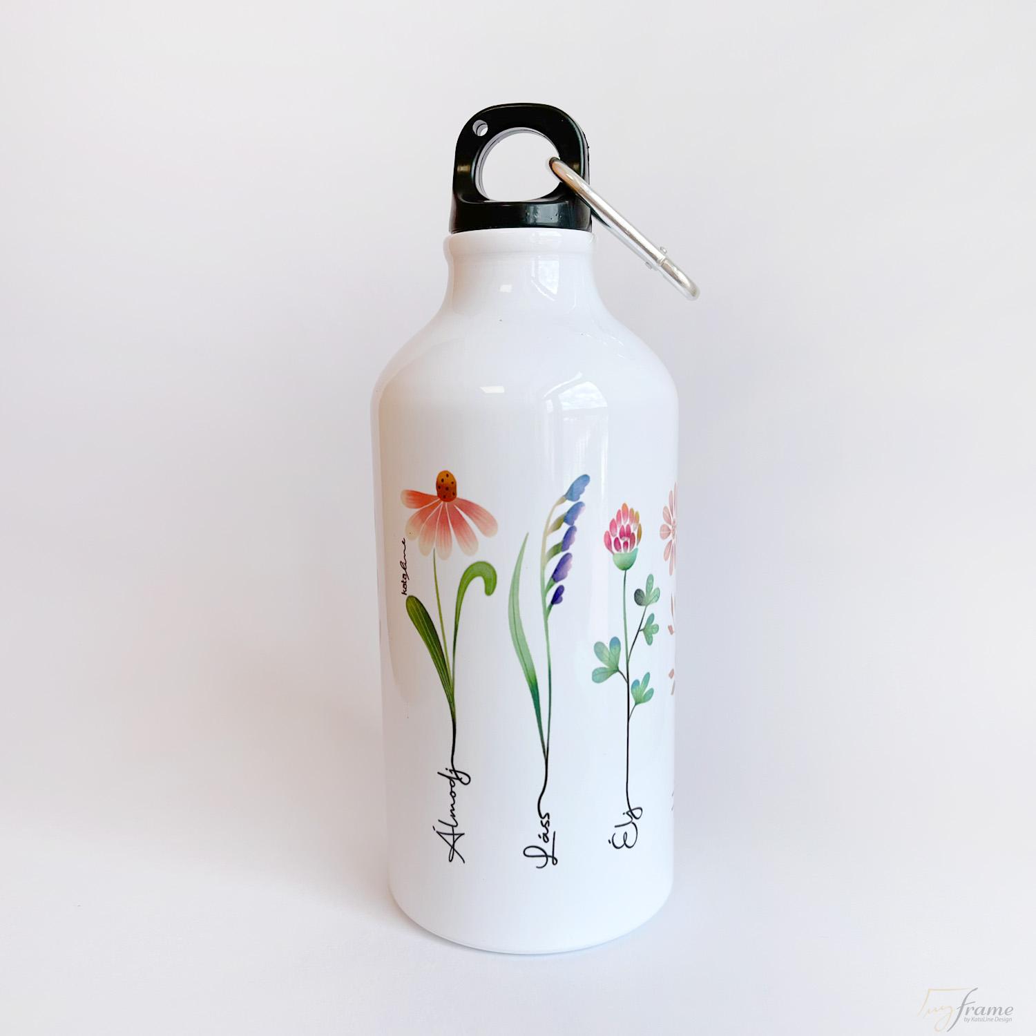 Motiváló virágok-kulacs 500 ml