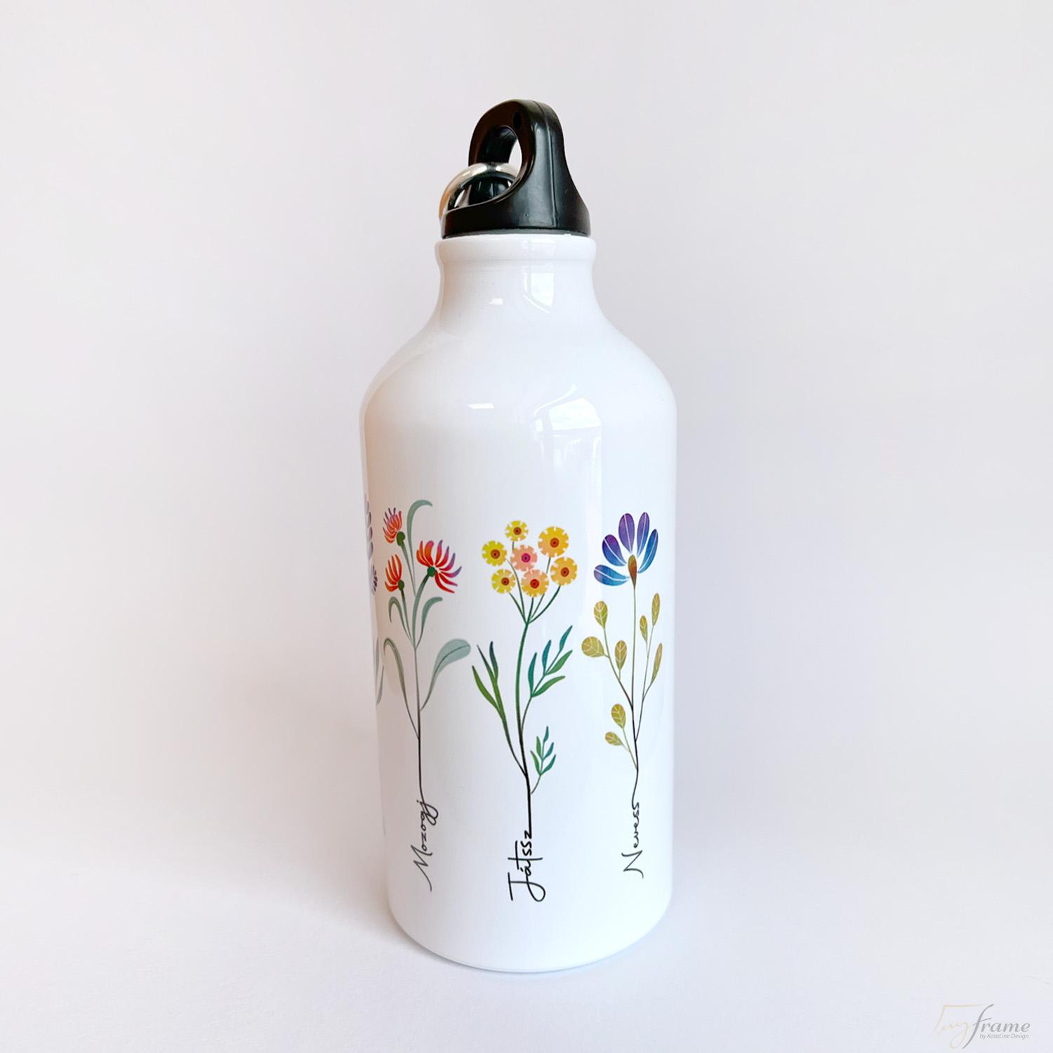 Motiváló virágok-kulacs 500 ml