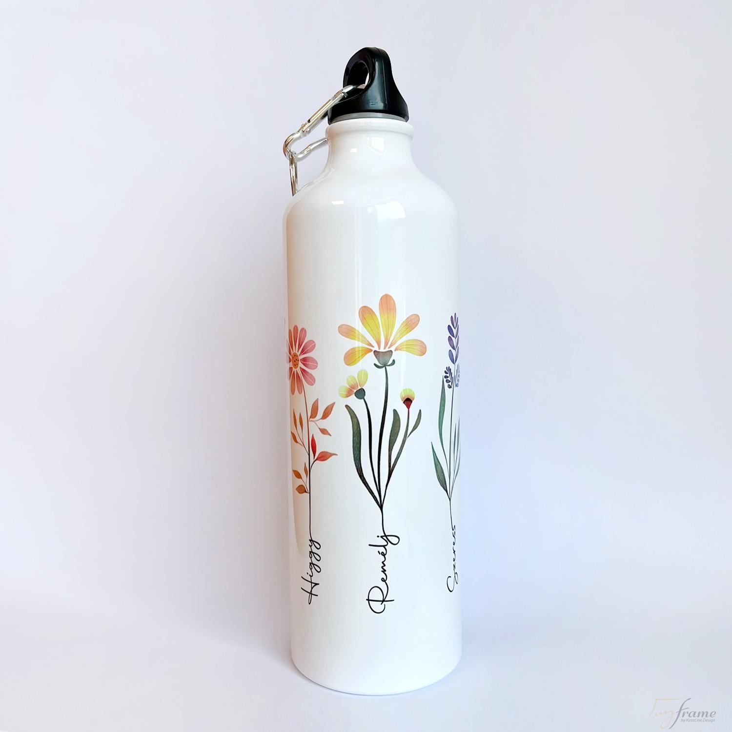 Motiváló virágok-aluminium kulacs 750 ml