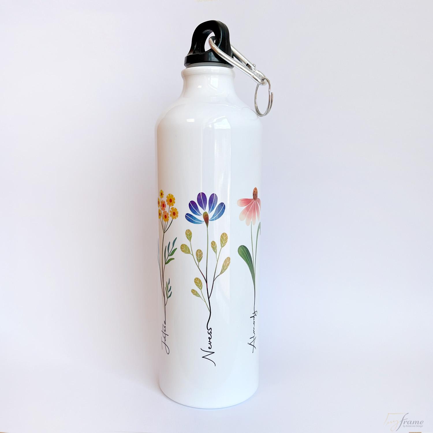 Motiváló virágok-aluminium kulacs 750 ml