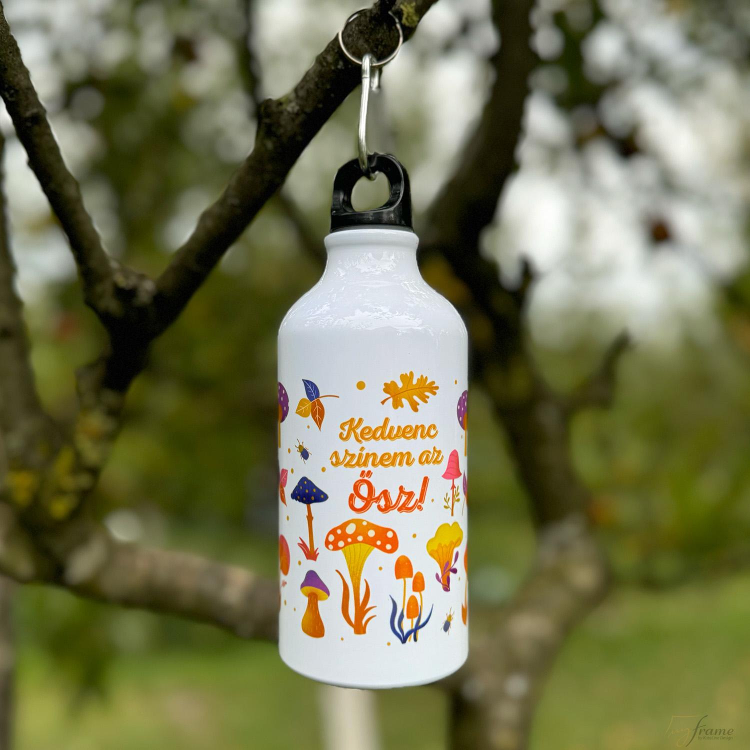 Kedvenc színem az ősz! - alumínium kulacs 500 ml.