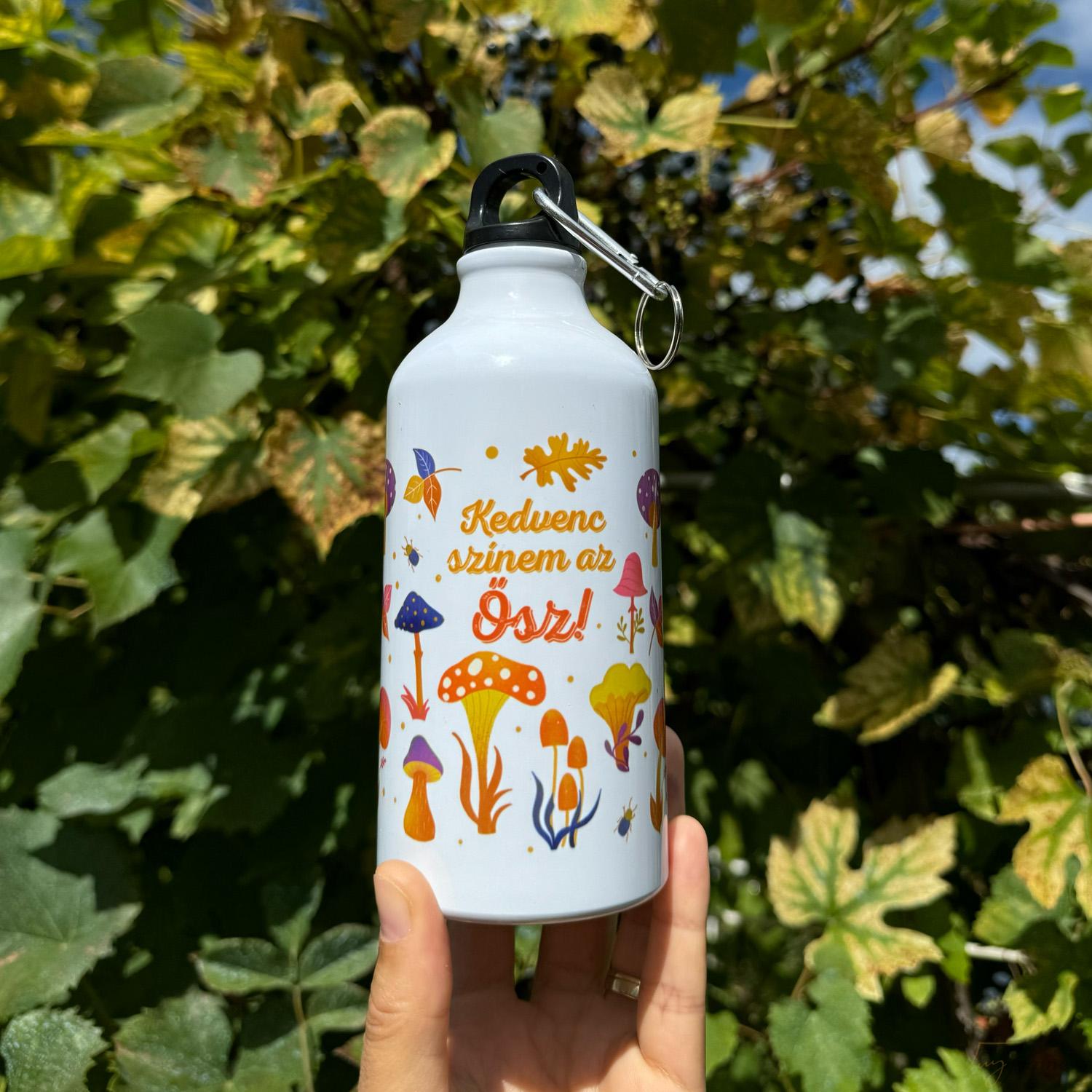 Kedvenc színem az ősz! - alumínium kulacs 500 ml.