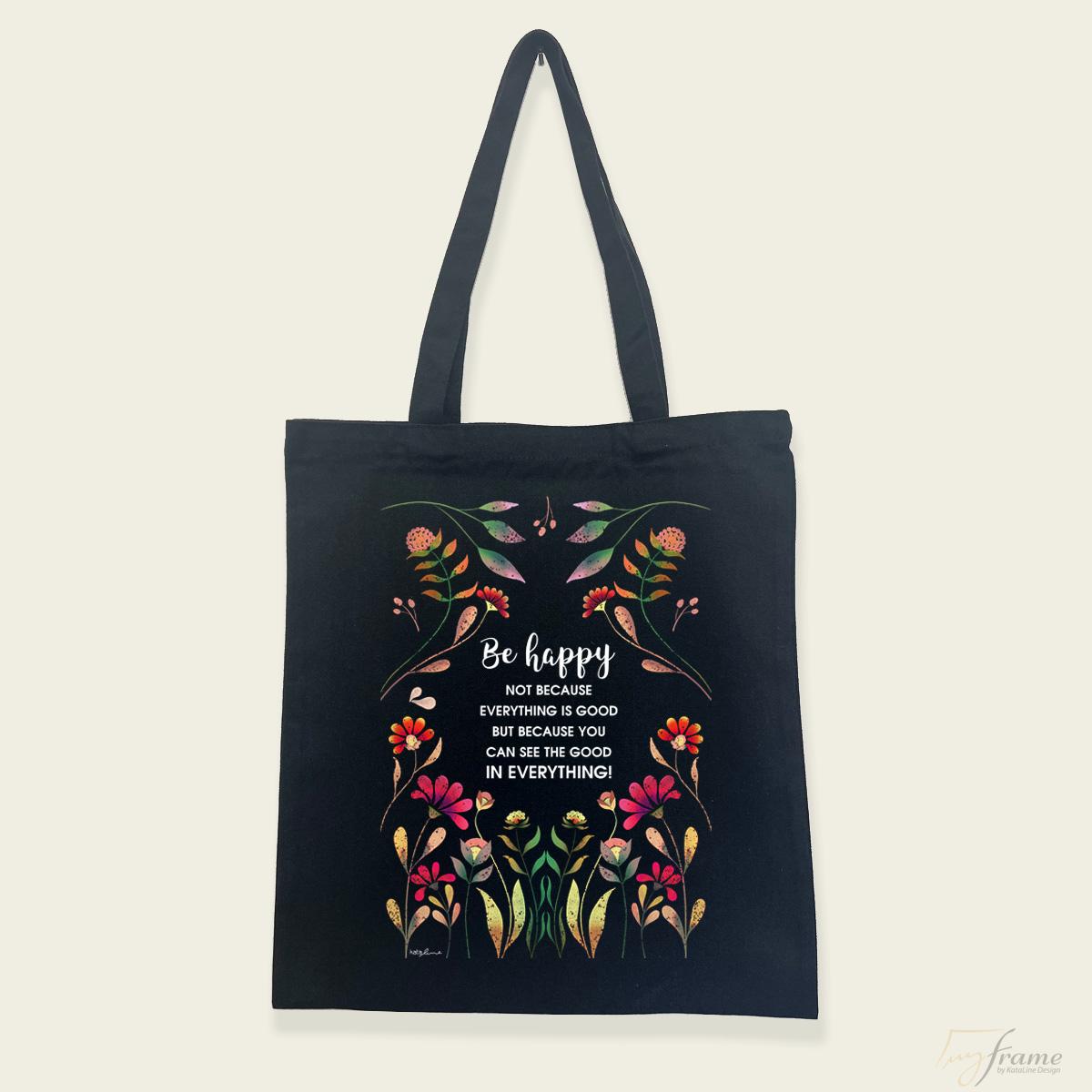 Bee happy – Vászon szatyor