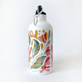 Good vibes only! - alumínium kulacs 500 ml.