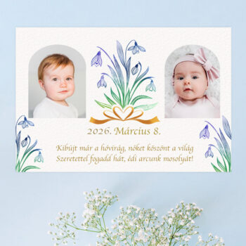 Nőnapi képeslap (31. képeslap minta)